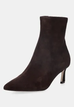 Steve Madden cizme din piele intoarsa Lulah culoarea maro, cu toc cui, 11003282 imagine