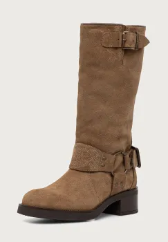 Steve Madden cizme pentru femei din piele intoarsa Bonetta imagine
