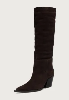Steve Madden cizme pentru femei din piele intoarsa Menthe imagine