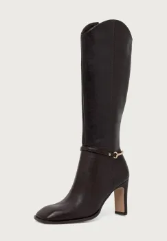 Steve Madden  cizme pentru femei din piele Shield imagine
