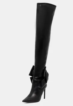 Steve Madden cizme Show-Off culoarea negru, cu toc cui, 11004783 imagine