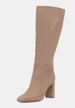 Steve Madden cizme Speedway culoarea bej, cu toc drept, 11003284 imagine