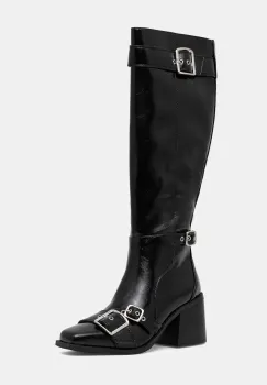 Steve Madden cizme Z-Town culoarea negru, cu toc drept, 11004810 imagine