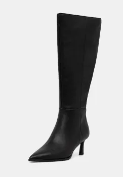 Steve Madden ghete de piele Lucid culoarea negru, cu toc cui, 11004848 imagine