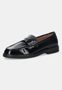 Steve Madden mocasini de piele Adison culoarea negru, cu toc plat, 11004736 imagine