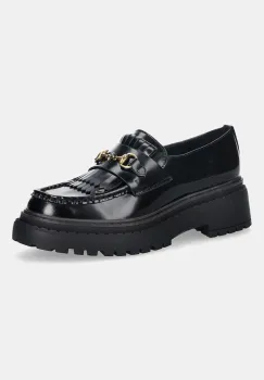 Steve Madden mocasini de piele Anabeth culoarea negru, cu platforma, 11004723 imagine