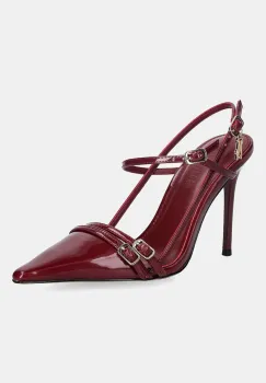 Steve Madden pantofi cu toc Deagan culoarea bordo, 11003884 imagine