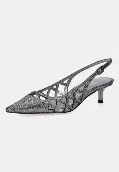 Steve Madden pantofi cu toc Kalico culoarea argintiu, 11004973 imagine
