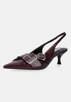 Steve Madden pantofi cu toc Lezley culoarea bordo, 11003440 imagine
