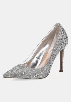Steve Madden pantofi cu toc Lineup-R culoarea argintiu, SM11003635 imagine