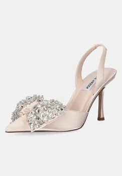 Steve Madden pantofi cu toc Lovie culoarea bej, 11004873 imagine