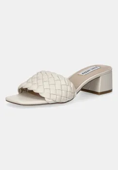 Steve Madden papuci Cellie femei, culoarea bej, cu toc drept, SM11003805 imagine