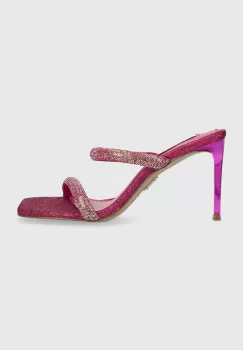 Steve Madden papuci Emporium-R femei, culoarea roz, cu toc cui, SM11002984 imagine