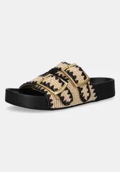 Steve Madden papuci On Deck femei, culoarea bej, SM11003795 imagine