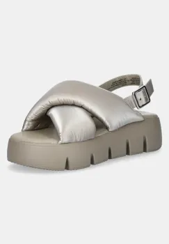 Steve Madden sandale Backtrack femei, culoarea bej, cu platforma, SM11003784 imagine