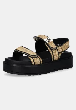Steve Madden sandale Bigmona femei, culoarea bej, cu platforma, SM11003458 imagine
