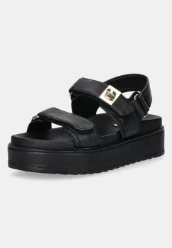 Steve Madden sandale de piele Bigmona culoarea negru, cu platforma, SM11003458 imagine