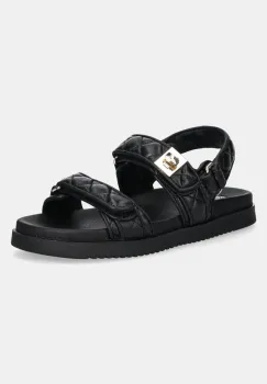 Steve Madden sandale de piele Mona-Q femei, culoarea negru, SM11003792 imagine