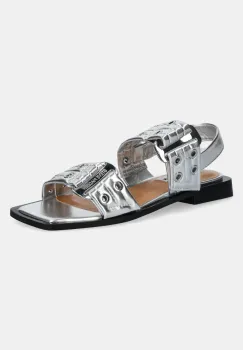 Steve Madden sandale Saria-E femei, culoarea argintiu, SM19000132 imagine
