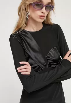 Stine Goya bluza culoarea negru, neted imagine