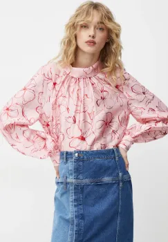 Stine Goya bluza femei, culoarea roz, modelator, SG-PS25-T004-2067 imagine