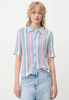Stine Goya camasa cu guler clasic, regular, SG-PF25-K038-2100 imagine