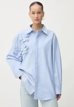 Stine Goya camasa din bumbac cu guler clasic, relaxed, SG-PS26-T138-2464 imagine