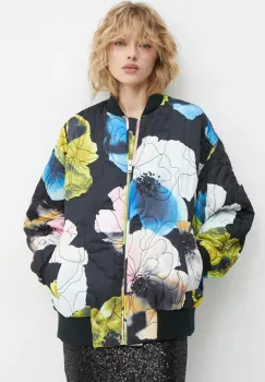 Stine Goya geaca bomber femei, culoarea negru, de tranzitie, oversize, SG-PS25-J011-2317 imagine