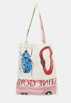 Stine Goya geanta de bumbac 0 culoarea alb, SG-AW25-A016-2285 imagine