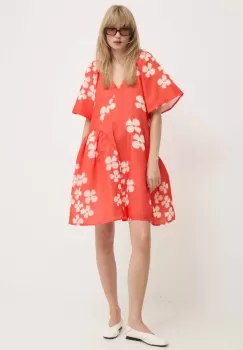 Stine Goya rochie culoarea portocaliu, mini, oversize, SG5865 imagine