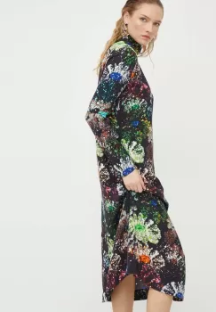 Stine Goya rochie midi, drept imagine