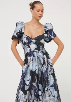 Stine Goya rochie midi, evazati imagine