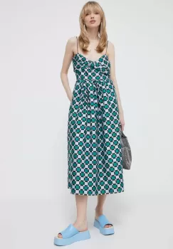 Stine Goya rochie midi, evazati imagine