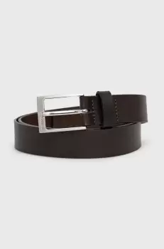 Strellson Curea de piele barbati, culoarea maro imagine