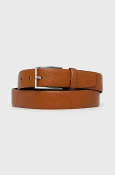 Strellson Curea de piele barbati, culoarea maro imagine