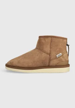 Suicoke cizme de zapada din piele intoarsa Els-M2ab barbati, culoarea maro imagine