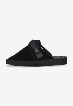 Suicoke papuci din piele ZAVO-VS culoarea negru ZAVO.VS-BEIGE. imagine