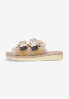 Suicoke papuci femei, culoarea bej MOTO.M2AB.BEIGE-BEIGE imagine