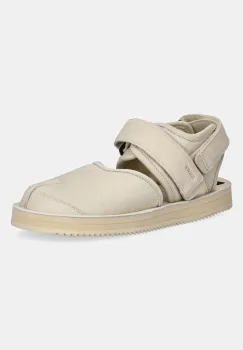 Suicoke sandale din nubuc BITA-2-L culoarea bej, BITA-2-L imagine
