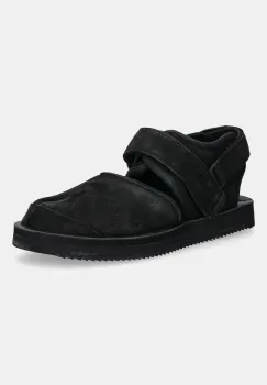 Suicoke sandale din nubuc BITA-2-L culoarea negru, BITA-2-L imagine