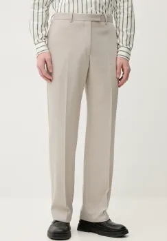 Sunflower pantaloni barbati, culoarea bej, drept, 4168. imagine
