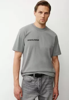 Sunflower tricou din bumbac barbati, culoarea gri, cu imprimeu, 2013 imagine