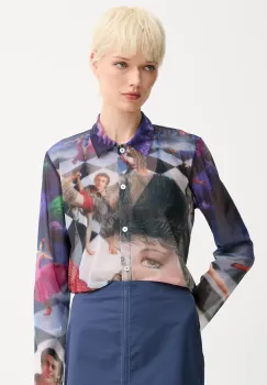 Sunnei camasa cu guler clasic, regular, RTWXTOP010 imagine