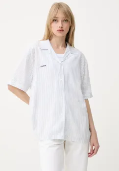 Sunnei camasa culoarea alb, cu guler clasic, relaxed, RTWXSHR030 imagine
