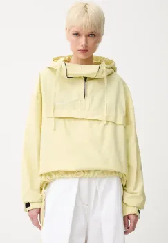 Sunnei geaca culoarea galben, de tranzitie, oversize, RTWXOUW018 imagine