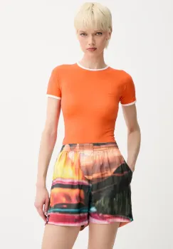 Sunnei tricou culoarea portocaliu, PRTWWJER009 imagine