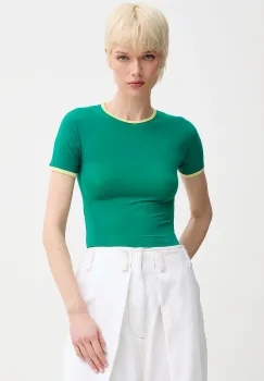 Sunnei tricou culoarea verde, PRTWWJER009 imagine