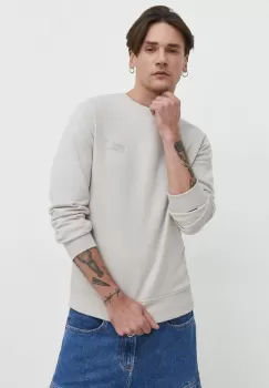 Superdry bluza barbati, culoarea gri, neted imagine