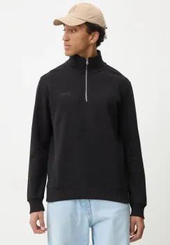 Superdry bluza barbati, culoarea negru, neted, M2013750A-02A imagine