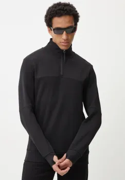 Superdry bluza barbati, culoarea negru, neted, M2013961A-02A imagine